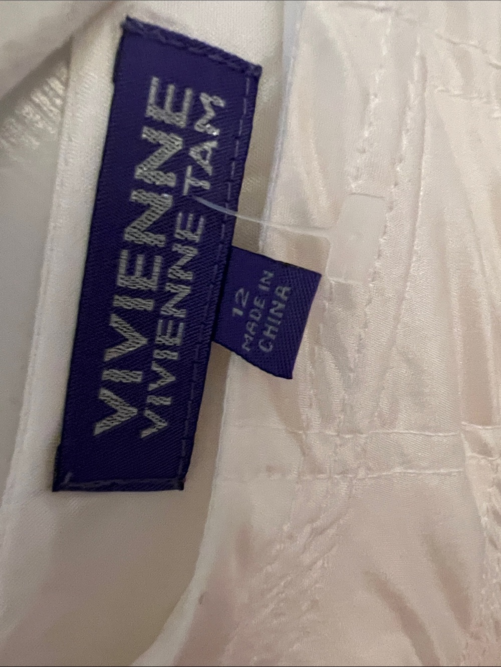 Vivienne Tam White Quilted Sleeveless sheath - Picture 3 of 7